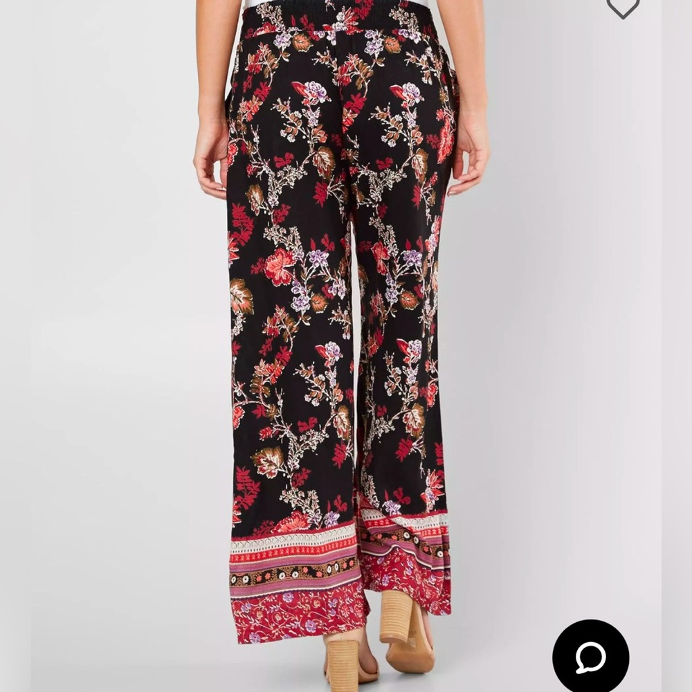 Floral Wide Leg Pant